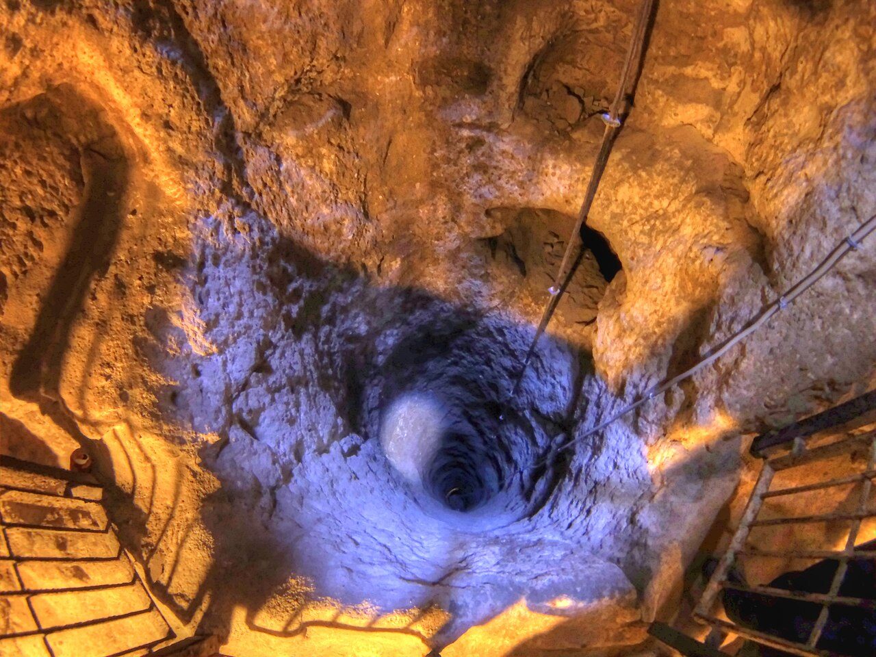 Derinkuyu — carved downward