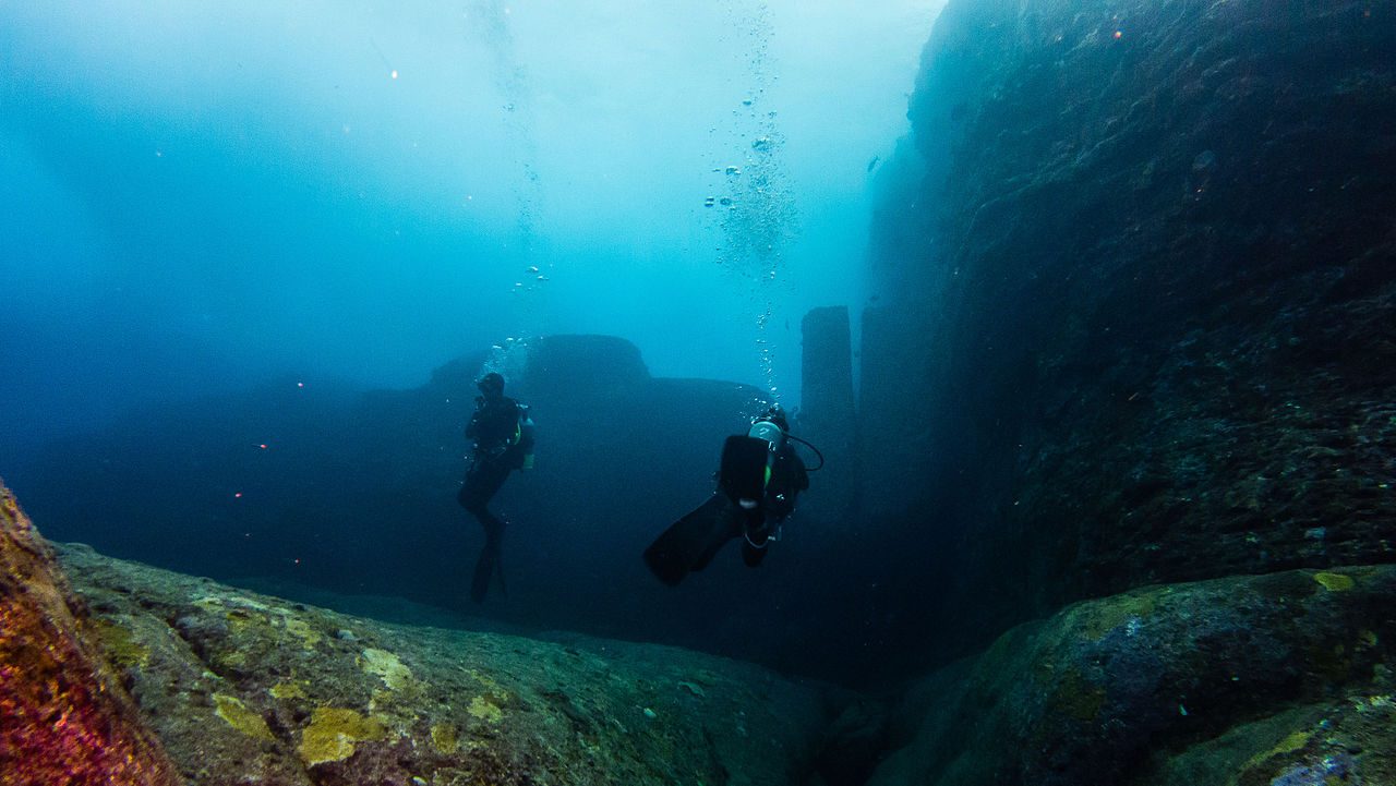 The Yonaguni Monument — submerged